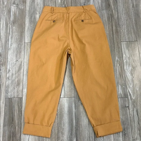 Madewell Pleated Taper Wide-Leg Pants - Picture 8 of 14